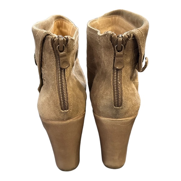 L- Vera Gomma Beige boots on heels with zipper + gift 🎁 - Picture 4 of 6